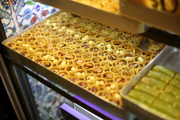 Istanbul sweets on display
