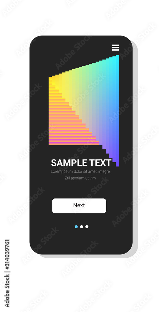 Poster dynamical colored forms abstract background gradient banner fluid color template modern graphic elem