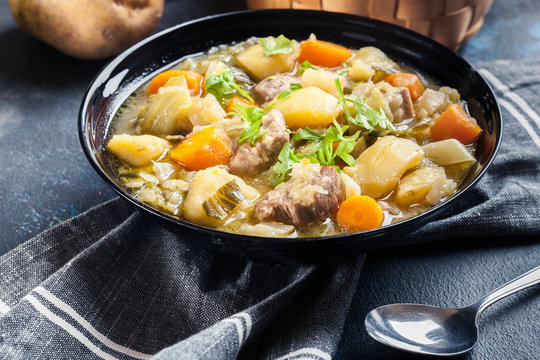 Pichelsteiner, German stew that contains meat