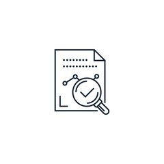 result creative icon. From Analytics research icons collection. Isolated result sign on white background