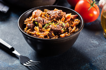 Giouvetsi - Greek beef and orzo stew