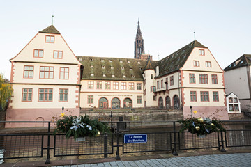 Fototapeta premium Paisaje de Estrasburgo., Francia.