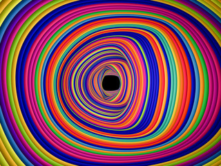 Abstract Striped Design