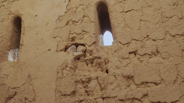 Abandoned Old Ruined Village of Al Hamra near Nizwa, Oman