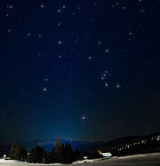 Sternenhimmel zu Silvester