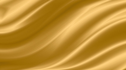 Fototapeta na wymiar Gold luxury fabric background with copy space