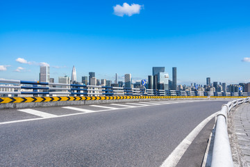 Obraz premium road in city