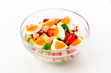 ひよこ豆のカラフルサラダ