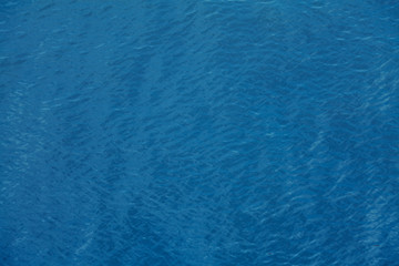 Fototapeta na wymiar Background image - blue water in small waves.