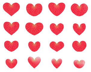 イチゴのハート