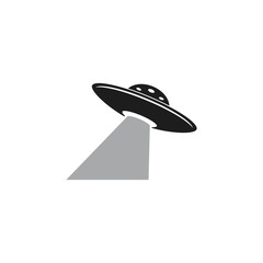 UFO vector logo template illustration © indra23_anu