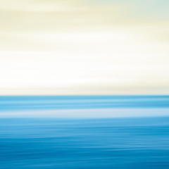 Abstract squared background - Sea waves texture and beautiful clear sky