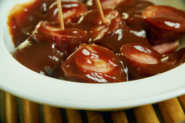 Crock Pot Kielbasa Bite