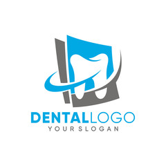 Dental clinic logo template design