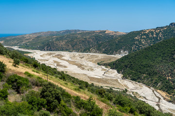Fototapeta na wymiar Valley near Cropalati, Calabria, Italy