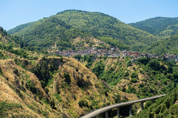 Valley near Longobucco, Calabria, Italy