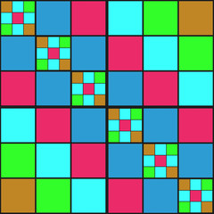 abstract background with squares