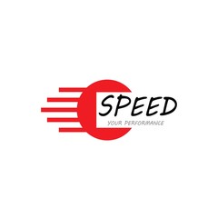 Speed icon simple design illustration vector