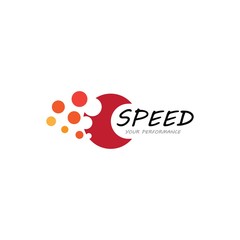 Fototapeta na wymiar Speed icon simple design illustration vector