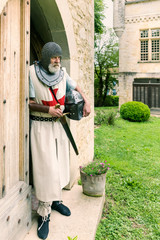 Medieval templar knight