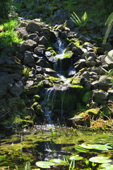 small waterfall natural texture