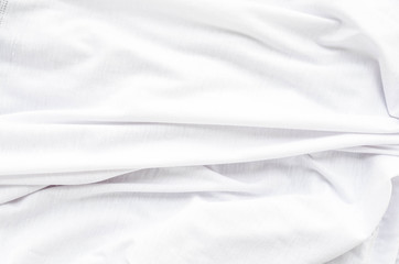 white fabric texture background.