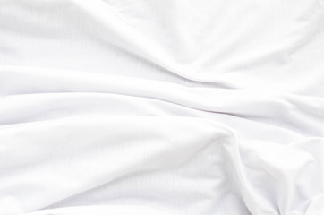 white fabric texture background.