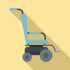 Scooter wheelchair icon. Flat illustration of scooter wheelchair vector icon for web design