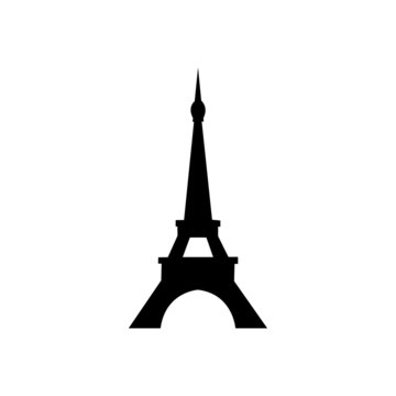 Eifel Tower Icon Vector - Illustration