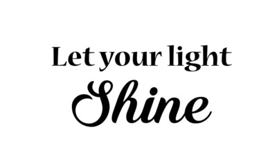 Biblical Phrase, typography for print