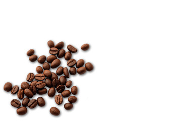 Coffee beans. Isolated on a white background