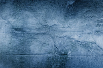 Abstract grunge dark navy blue background. Vintage background rough old texture, copy space.