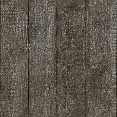 Fototapeta premium Seamless pattern of beautiful texture of brown boards with knots and resin painted with impregnation for wood is in the photo