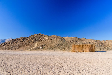 Mountains in arabian desert not far from the Hurghada city, Egypt