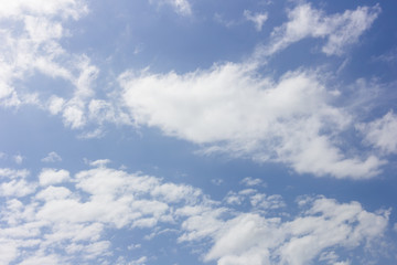 blue sky and white cloud