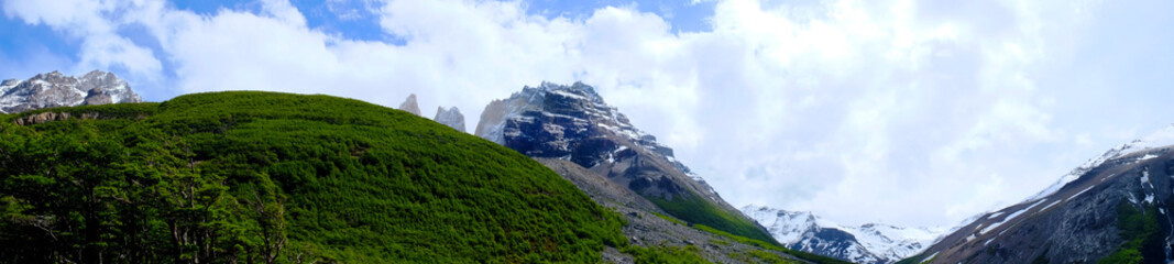 Torres Del Paine Mountain view in Chile Puerto natales