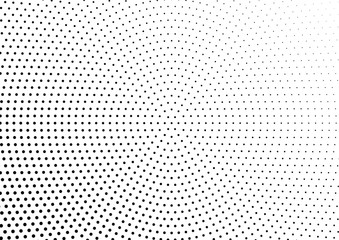 Abstract halftone dotted background. Monochrome pattern with dot and circles.  Vector modern futuristic texture for posters, sites, business cards, postcards, interior design, labels and stickers.