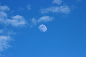 Naklejka na ściany i meble The Moon and Clouds