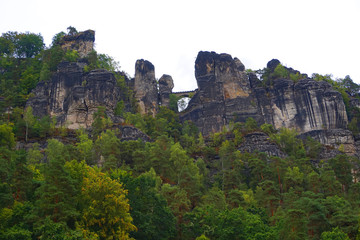 Stunning landscape along river Elbe