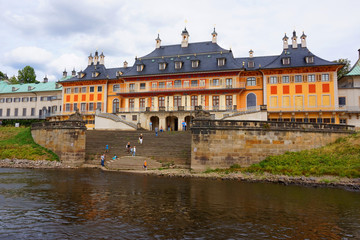Fototapeta premium old Pilnitz castle