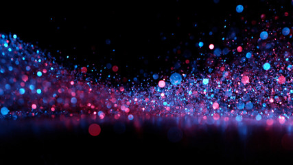 Abstract neon glittering background