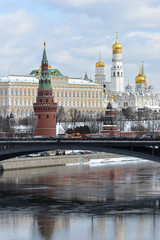 The Moscow Kremlin is a fortress in the center of Moscow.