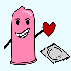 Valentine's day free from communicable diseases.