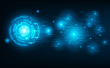 Abstract futuristic circuit connection board.vector and illustration