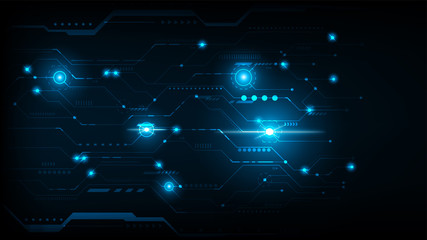 Abstract futuristic circuit connection board.vector and illustration