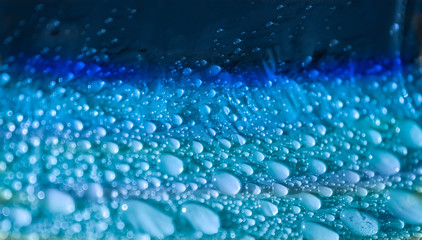 blue water drops