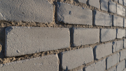 white brick wall close up