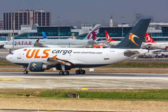ULS Airlines Cargo Airbus A310F airplane Istanbul Ataturk airport