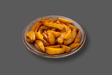 Delicious classic baked fried potatoes