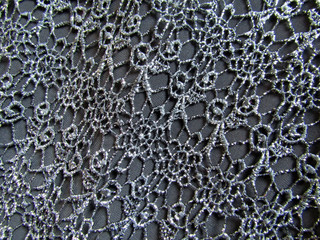 Black lace with glitters backdrop